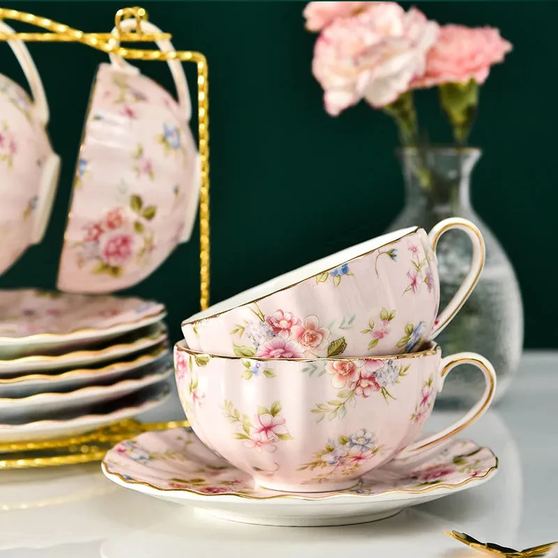 Korean Tea Set - 3PCS/Set Set Cangkir Teh Gaya Pastoral