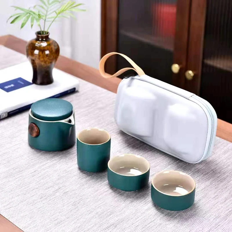 Tembikar Hitam Perjalanan Luar - Korean Tea Set ulasan dan harga