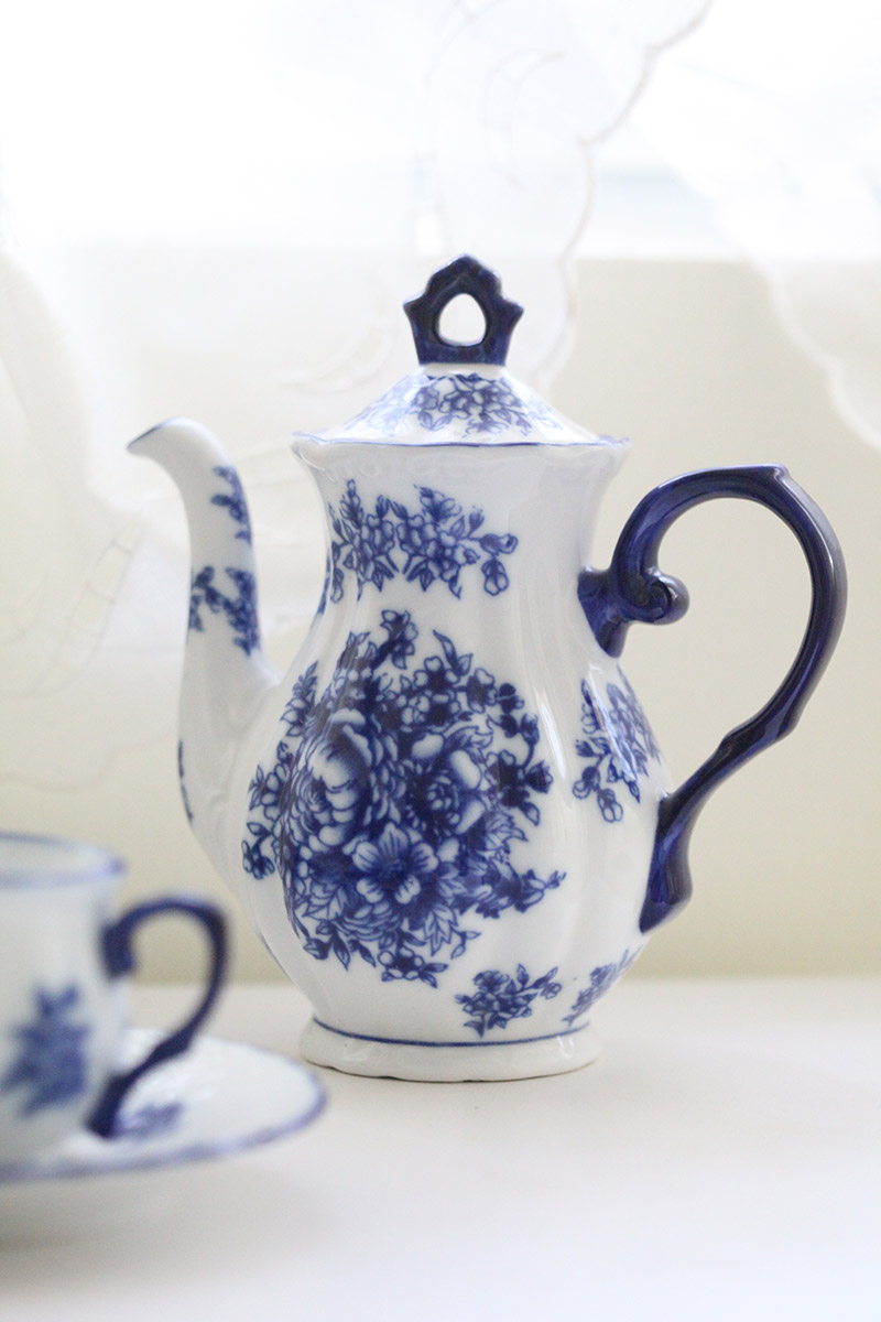 Teko, cangkir, piring, dan tek - Korean Tea Set ulasan dan harga