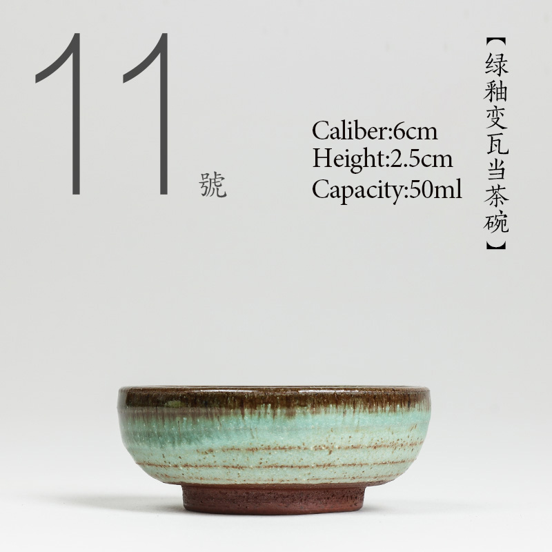 NO.011 Cangkir Teh Keramik Kua - Celadon Ceramic Cup ulasan dan harga