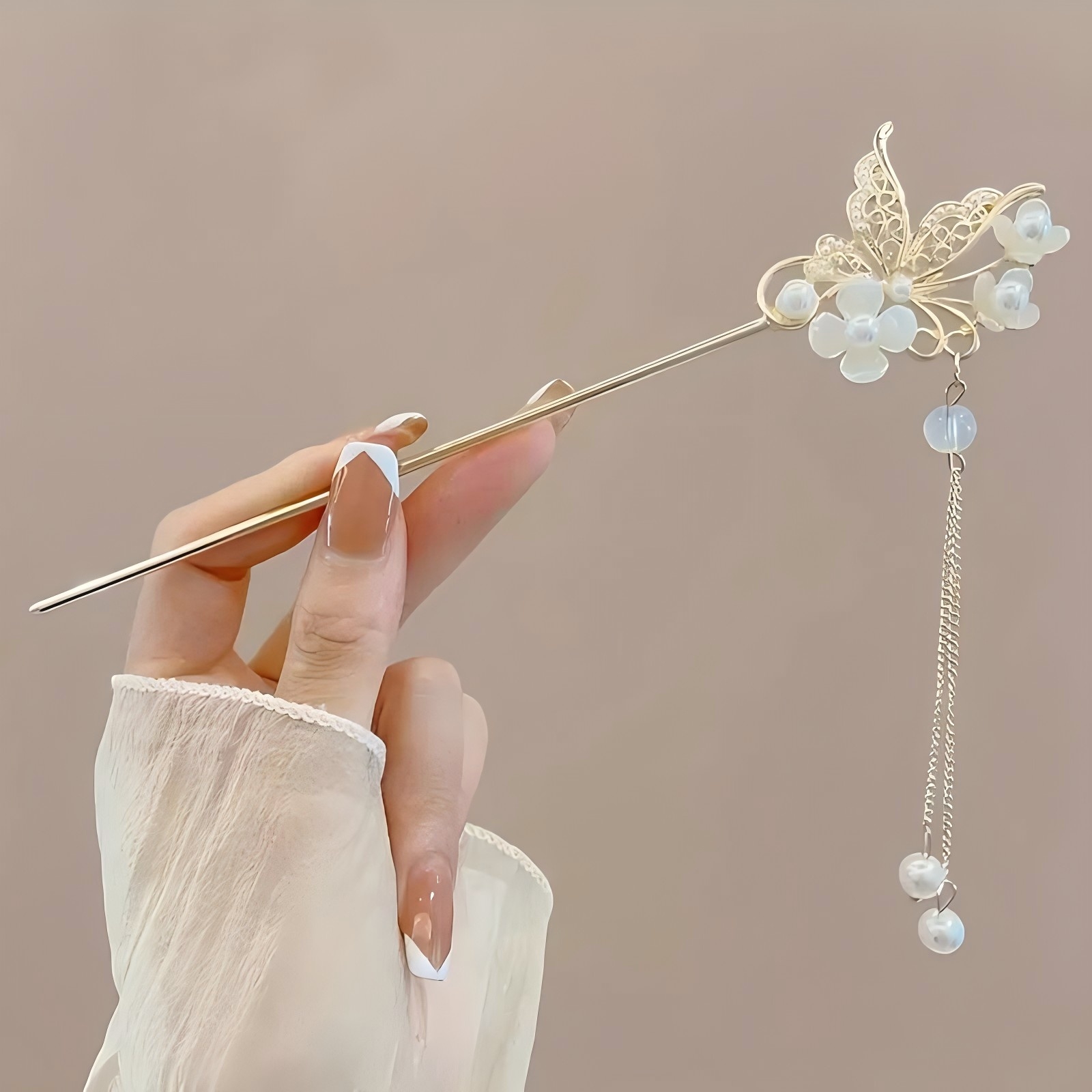1/6 Buah Stik Rambut Rumbai Ga - Hanbok Hair Pin ulasan dan harga
