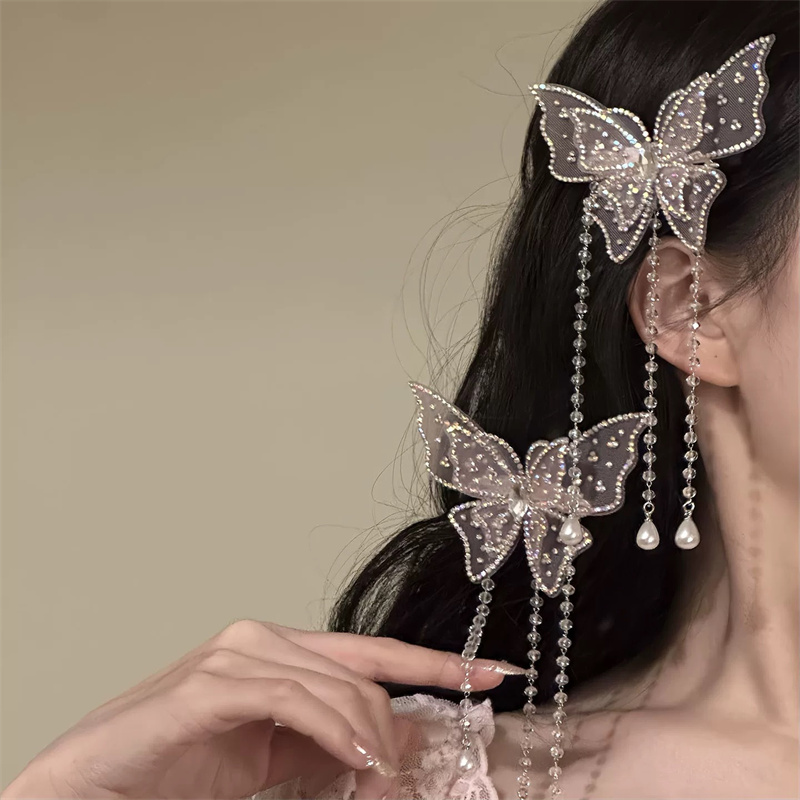 Jepit Rambut Rumbai Kupu-kupu  - Hanbok Hair Pin ulasan dan harga