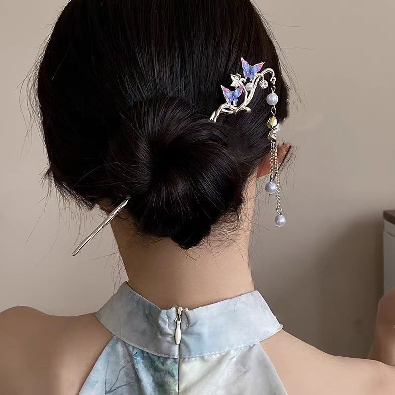 Jepit Rambut Bunga Baru 2025 u - Hanbok Hair Pin ulasan dan harga