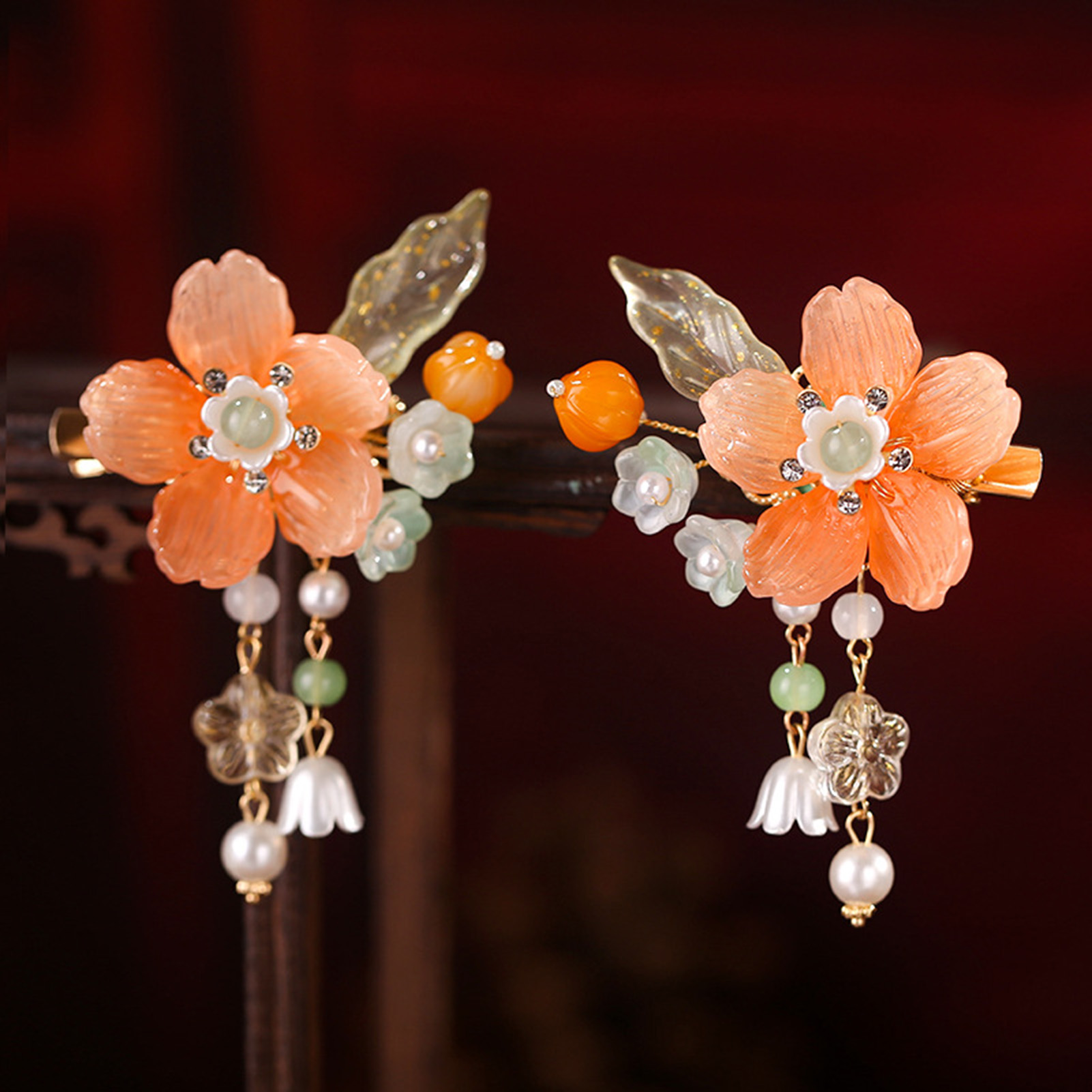 2 Buah Jepit Rambut Bunga Retr - Hanbok Hair Pin ulasan dan harga